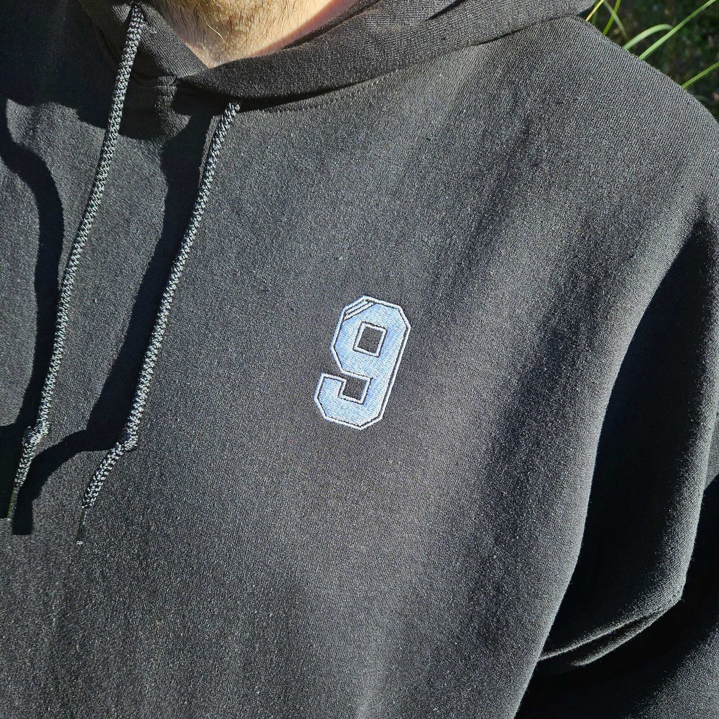 Alan Shearer Newcastle Number 9 Embroidered Hoodie