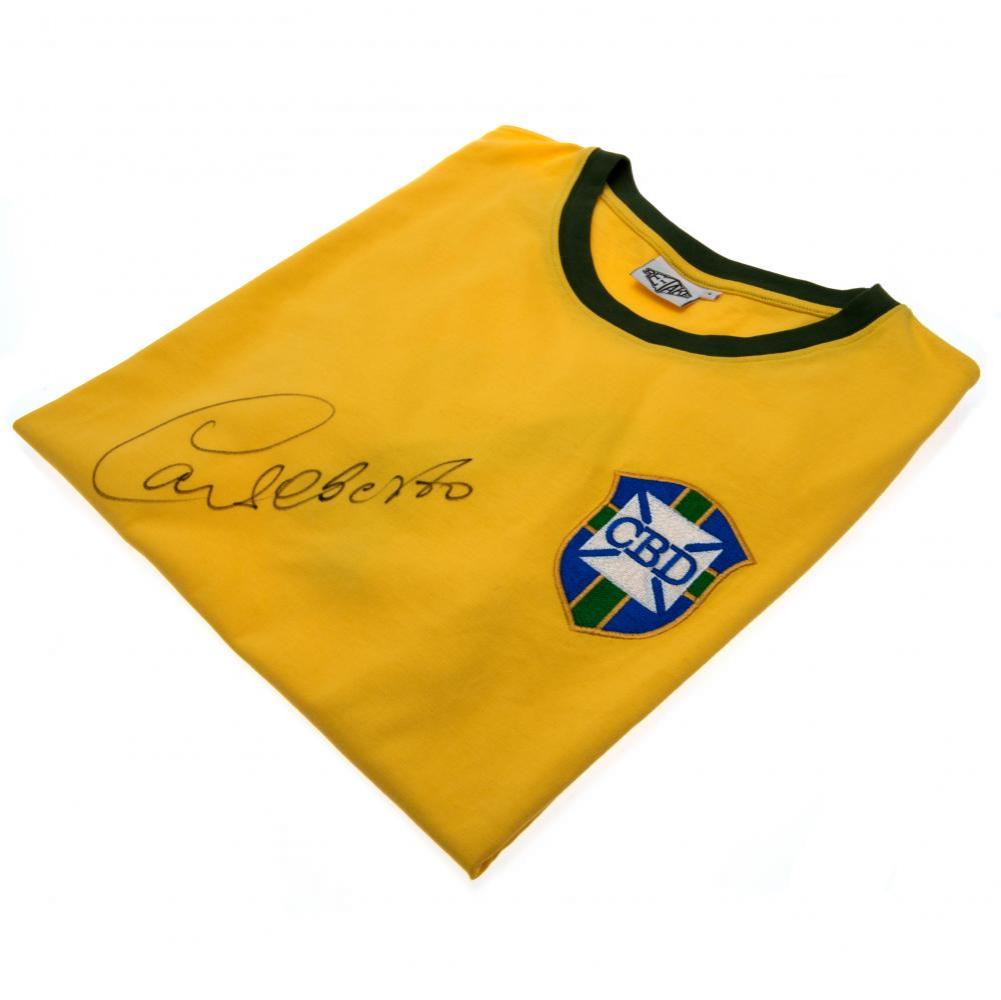 Brasil Carlos Alberto Signed Shirt