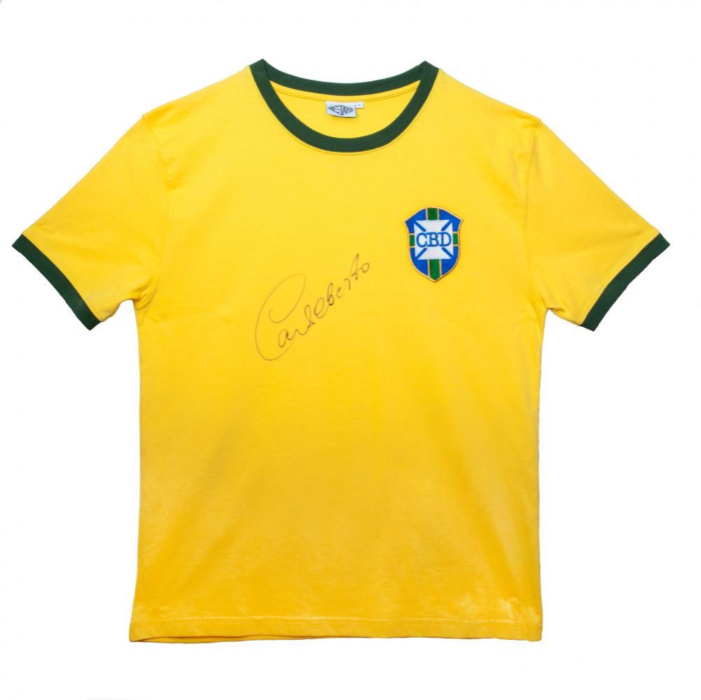 Brasil Carlos Alberto Signed Shirt