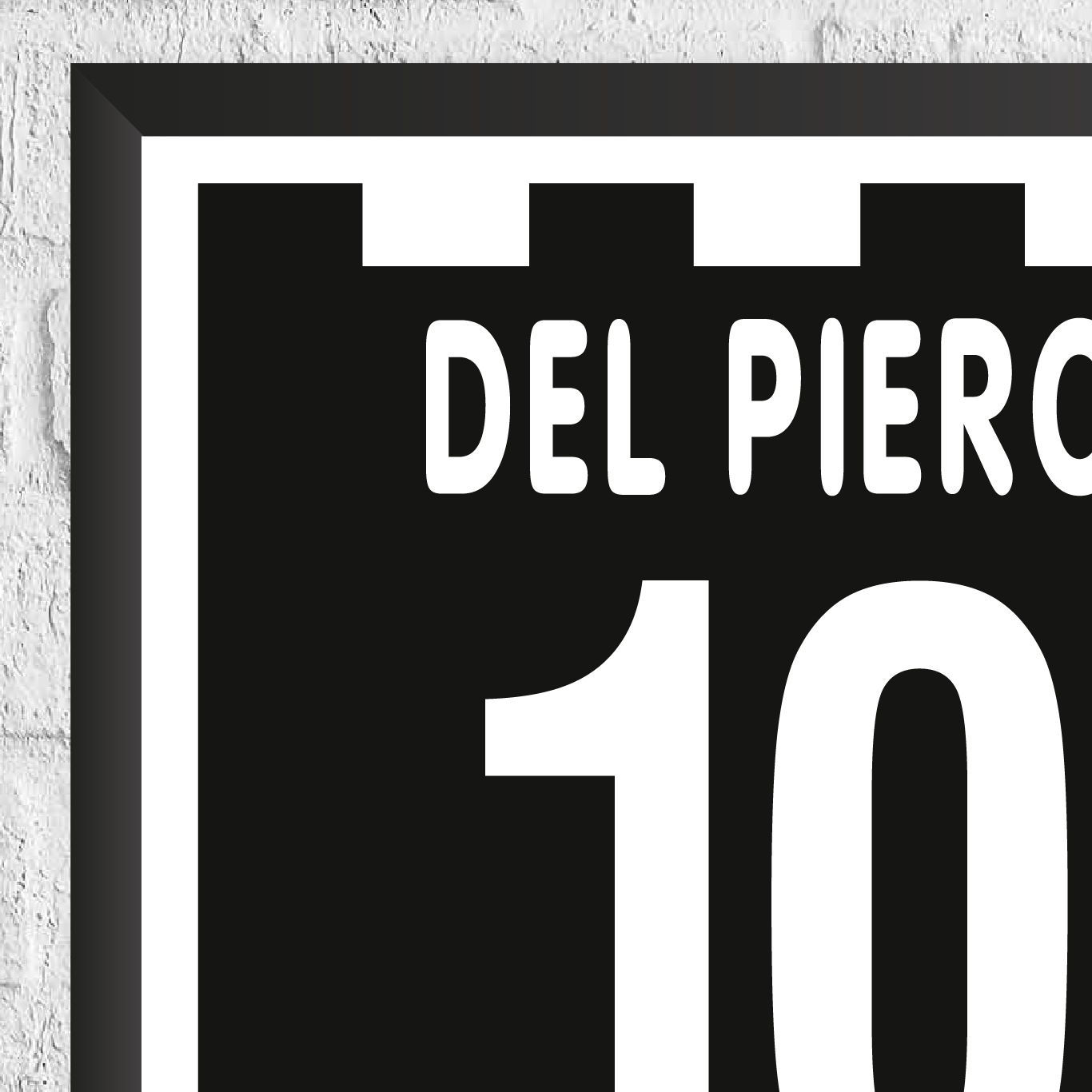 Alessandro Del Piero Juventus Legend Stats Print