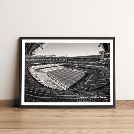 Impresión fotográfica del estadio del Real Madrid Santiago Bernabeu