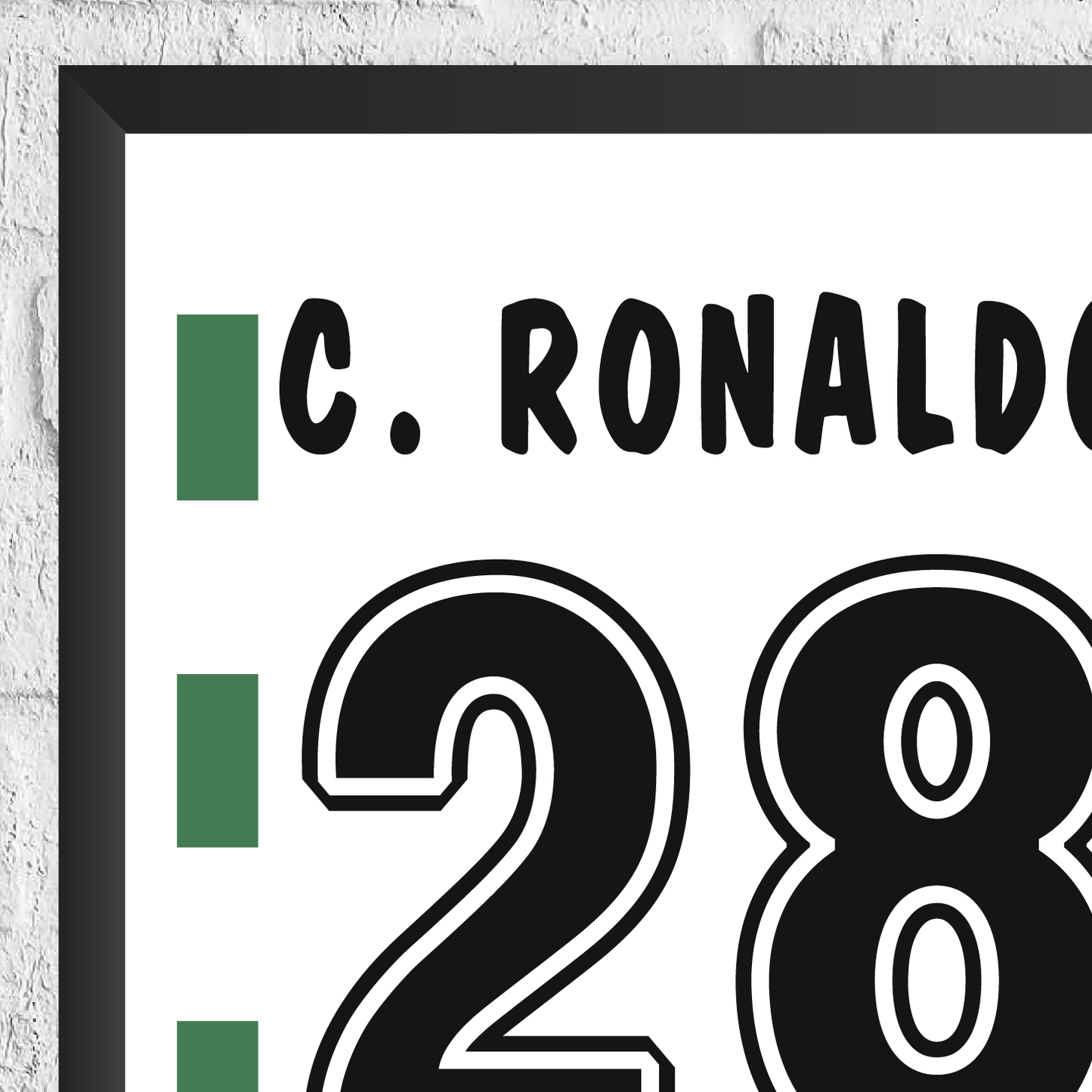 Cristiano Ronaldo Real Madrid Legend Statistikdruck