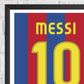 Lionel Messi FC Barcelona Legend Statistikdruck