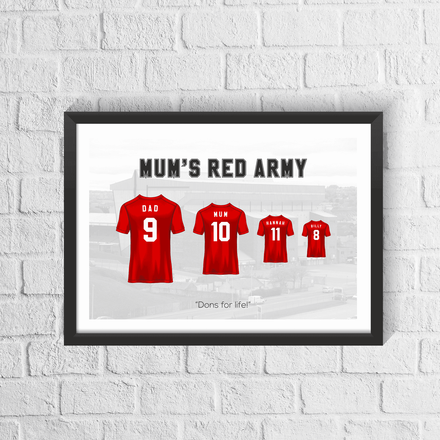 Personalised Aberdeen Family Print