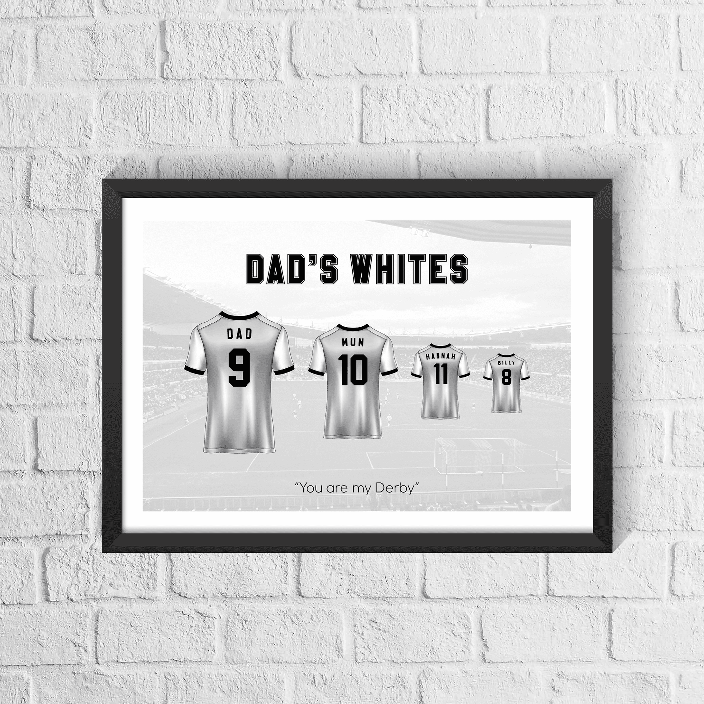 Personalised Derby Family Print