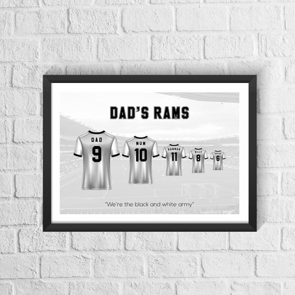 Personalised Derby Family Print