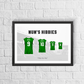 Personalised Hibs Family Print