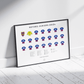 Personalised Football Team Season Print