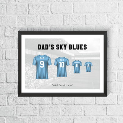 Personalised Coventry Family Print