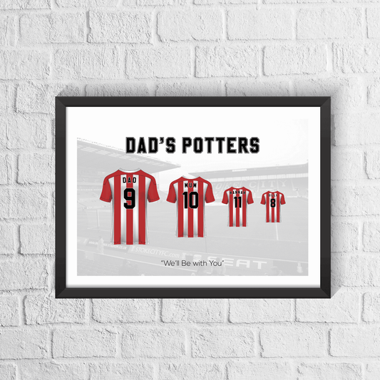 Personalised Stoke Family Print