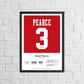 Stuart Pearce Nottingham Forest Legend Statistikdruck